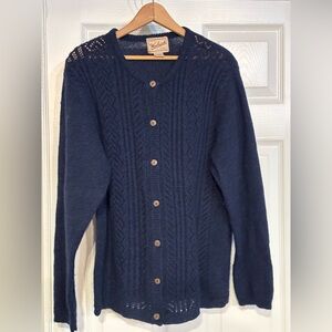 Dark IndigoWoolrich Cardigan Women’s L  100% wool